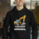Ja nie chrapię, ja śnię, że jestem koparką - męska bluza na prezent