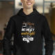 Kawa dodaje mi mocy, motocykl dodaje mi odwagi - męska bluza na prezent