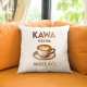 Kawa wzywa - muszę isć  - poduszka na prezent