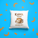 Kawa wzywa - muszę isć  - poduszka na prezent