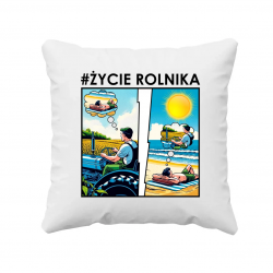Życie rolnika - poduszka na prezent
