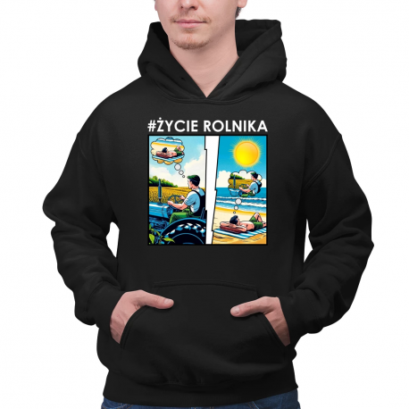 Życie rolnika - męska bluza na prezent