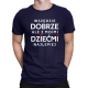 Wszędzie dobrze, ale z moimi dziećmi najlepiej - męska koszulka na prezent
