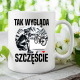 Tak wygląda szczęście  - kubek na prezent
