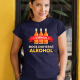 Uwaga - mogę zawierać alkohol - damska koszulka na prezent
