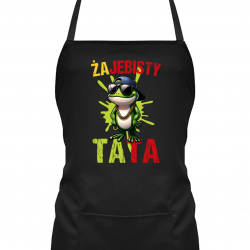 Żajebisty tata v2  - fartuch na prezent
