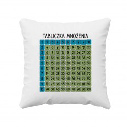 Tabliczka mnożenia  - poduszka na prezent