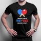 Urodzony do gry w ping-ponga - męska koszulka z nadrukiem