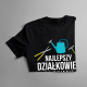 Najlepszy działkowiec na świecie - męska koszulka z nadrukiem