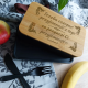 Trzeba czerpać przyjemność - bambusowy lunchbox z grawerem na prezent