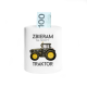 Zbieram na nowy traktor - skarbonka z nadrukiem