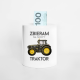 Zbieram na nowy traktor - skarbonka z nadrukiem