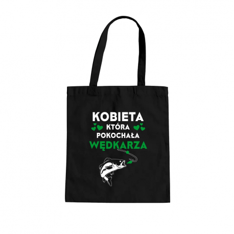 Kobieta, która pokochała wędkarza  - torba na prezent