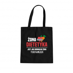 Żona dietetyka  jest jak normalna żona - torba na prezent