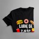 Lubię se zjeść - męska koszulka z nadrukiem