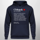 Chłopak - definicja  - męska bluza na prezent