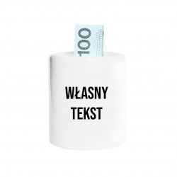 Skarbonka z własnym nadrukiem
