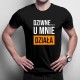 Dziwne... u mnie działa - męska koszulka z nadrukiem