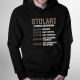 Stolarz - stawka godzinowa - męska bluza z nadrukiem