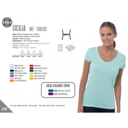 Koszulka damska v-neck Sicilia