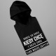 Robię co chcę, kiedy chcę i gdzie chcę - męska bluza z nadrukiem