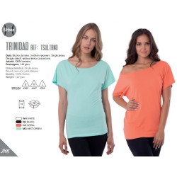 Koszulka damska z szerokim dekoltem Trinidad