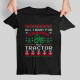 All I want for Christmas is a tractor - męska koszulka na prezent