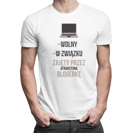 Przykro mi - jestem już zajęty przez atrakcyjną lekarkę - męska koszulka z nadrukiem