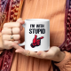I'm with stupid - kubek na prezent dla fanów deadpool