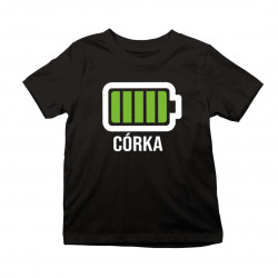 Bateria - dla córki - koszulka dziecięca z nadrukiem