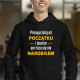 Pracuję tutaj od początku - wersja 2 - męska bluza na prezent