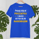 Pracuję tutaj od początku - wersja 2 - męska koszulka na prezent
