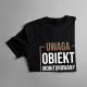 Obiekt monitorowany przez panią architekt - męska koszulka z nadrukiem
