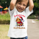 Świąteczna kapibara - dziecięca koszulka na prezent