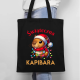 Świąteczna kapibara - torba na prezent