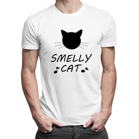 Smelly cat - męska koszulka z nadrukiem