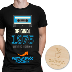 Original (rok) Limited Edition - męska koszulka 16647 - produkt personalizowany  + magnes "Still growing"
