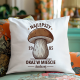 Najlepszy okaz w mieście - imię + rocznik - poduszka na prezent - produkt personalizowany
