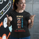 (Imię + rok + wiek) - X lat bycia zajebistą - damska koszulka na prezent - produkt personalizowany