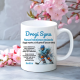 Drogi ..., moja (nasza) hokejowa gwiazdo - kubek na prezent - produkt personalizowany