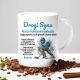 Drogi ..., moja (nasza) hokejowa gwiazdo - kubek na prezent - produkt personalizowany