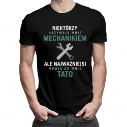 Niektórzy nazywają mnie mechanikiem - męska koszulka z nadrukiem
