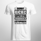 Dumny ojciec super syna urodzonego w Listopadzie - męska koszulka z nadrukiem