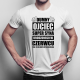 Dumny ojciec super syna urodzonego w Czerwcu - męska koszulka z nadrukiem
