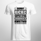 Dumny ojciec super syna urodzonego w Kwietniu - męska koszulka z nadrukiem