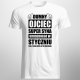Dumny ojciec super syna urodzonego w Styczniu - męska koszulka z nadrukiem