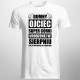 Dumny ojciec super córki urodzonej w sierpniu - męska koszulka z nadrukiem