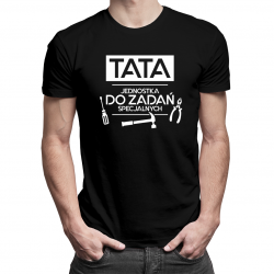 Tata - jednostka do zadań specjalnych - męska koszulka z nadrukiem