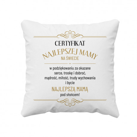 Kochana mamo - poduszka z nadrukiem