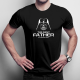 The best father in the galaxy - męska koszulka z nadrukiem